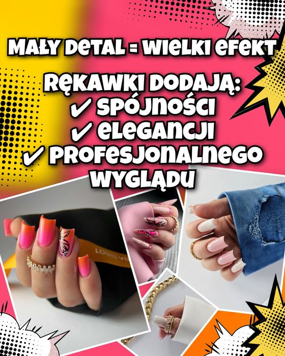 Rękaw do robienia zdjęć stylizacji paznokci
