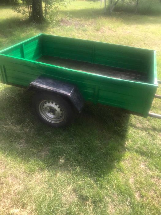 Причіп мотоблока. Причеп на трубі 50мм з сцепкою