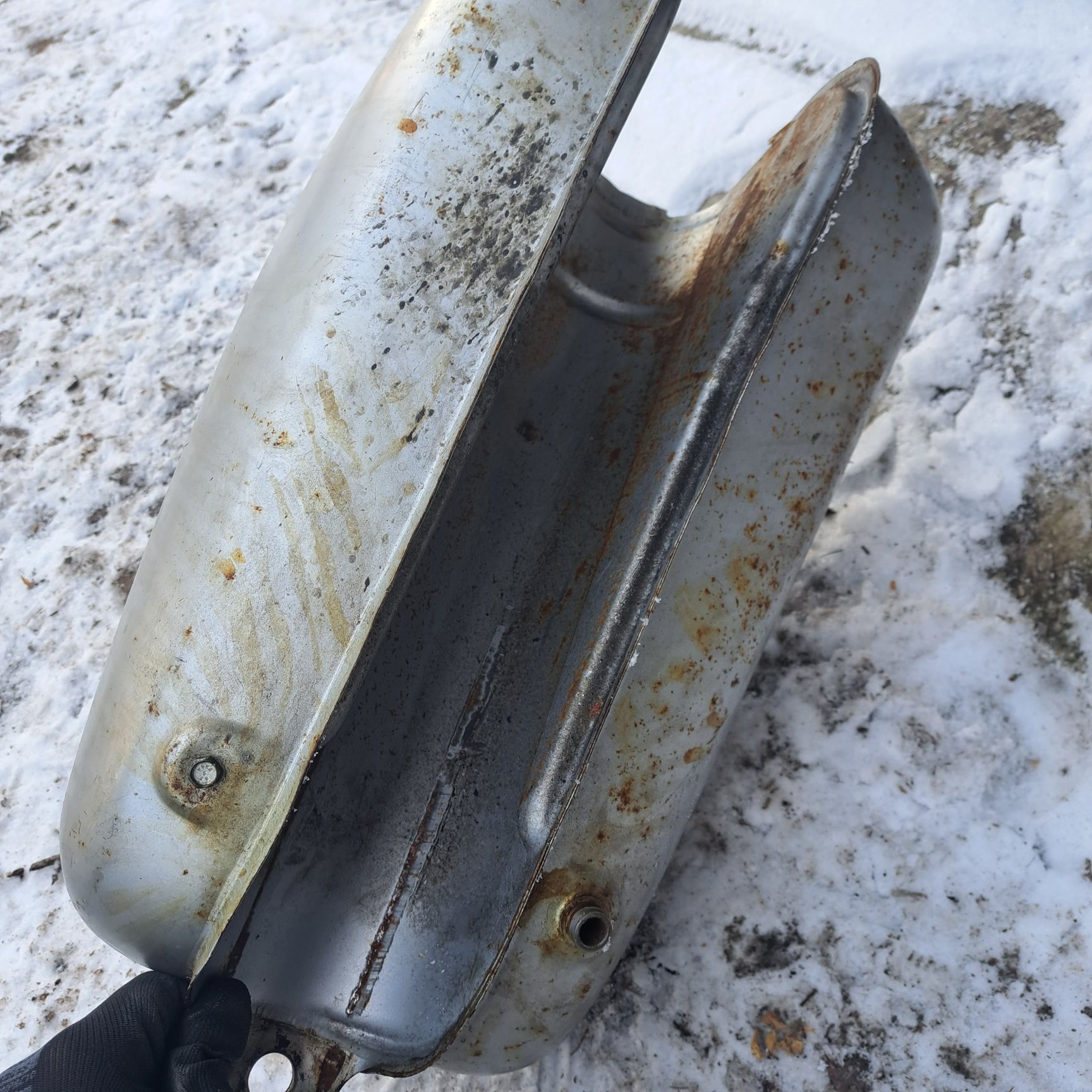 Komplet zbiornik bak boczki etz 251 DDR