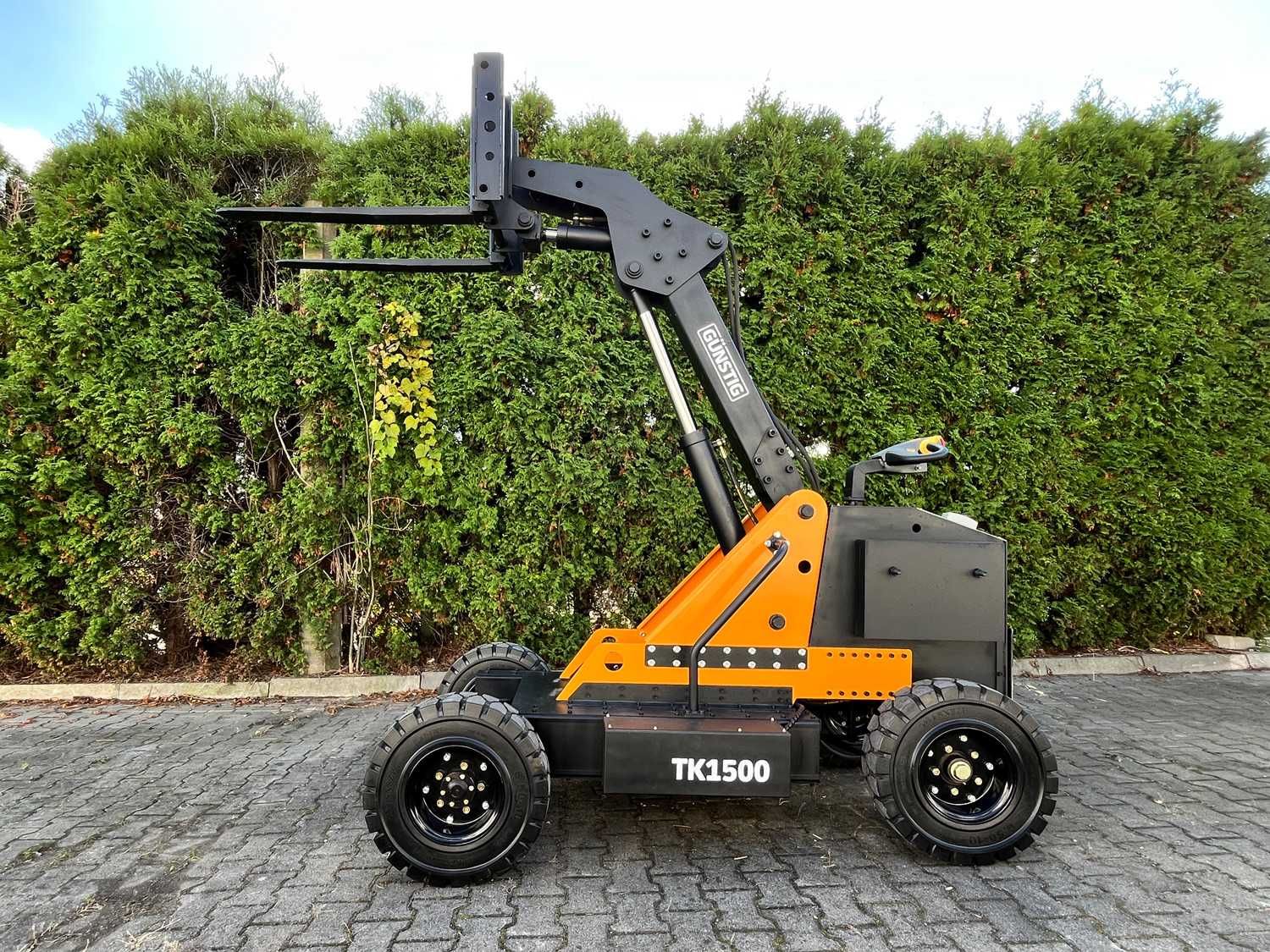 Elektryczna miniładowarka kołowa Günstig TK1500 udźwig 1300kg ładowacz
