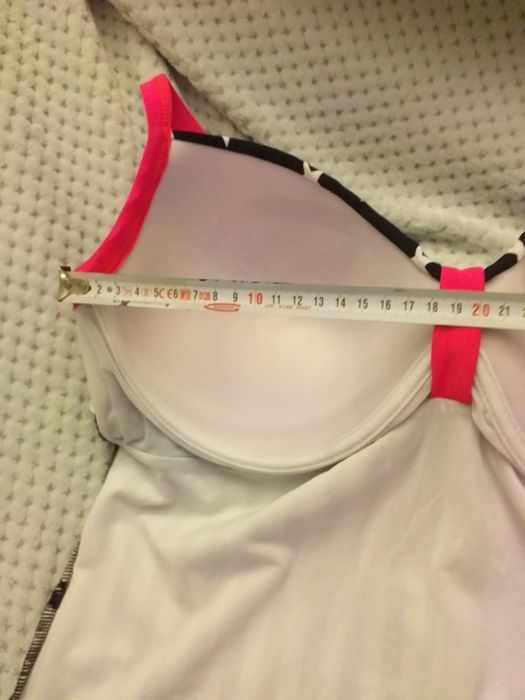 Strój kąpielowy jednoczęściowy 50 xl w pasy i gwiazdki