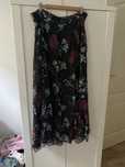 Nowa długa spódnica maxi w kwiaty bonprix