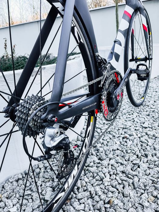 Rower triathlonowy TT Cervélo P5 SIX r 56 Rotor Power, Ceramic Speed