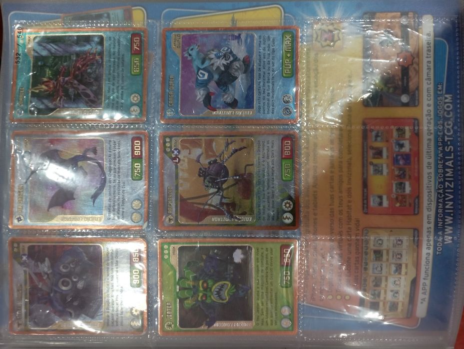 Caderneta Invizimals 176 cartas