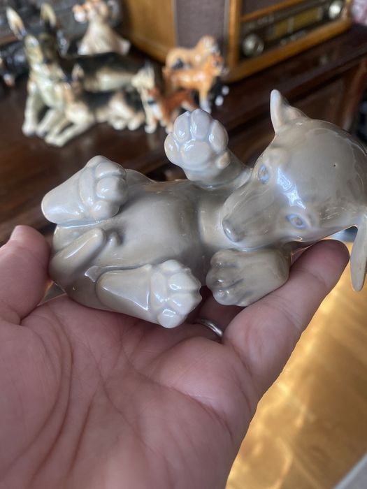 Figurka jamnik porcelana Copenhagen