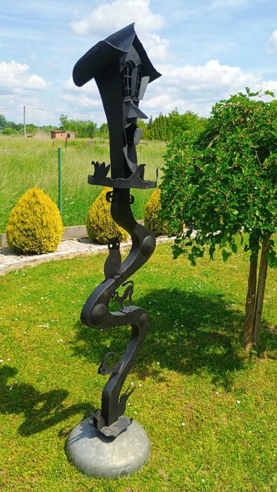 Strach ogrodowy rękodzieło