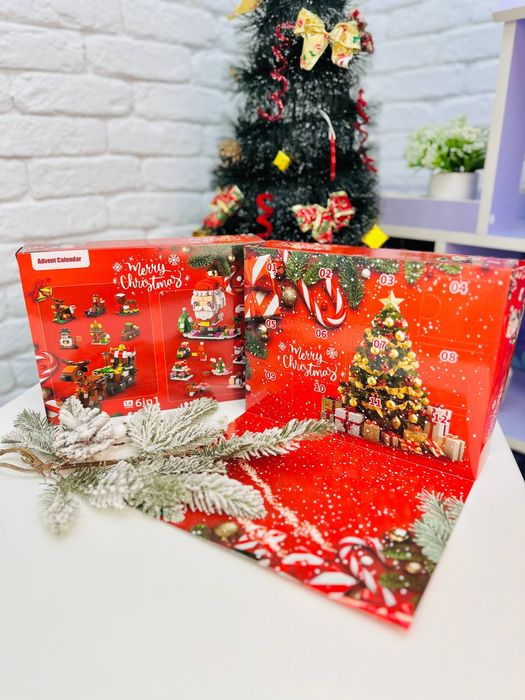 Адвент календар Лего новорічний,конструктор,іграшки,дупло,ялинка,декор