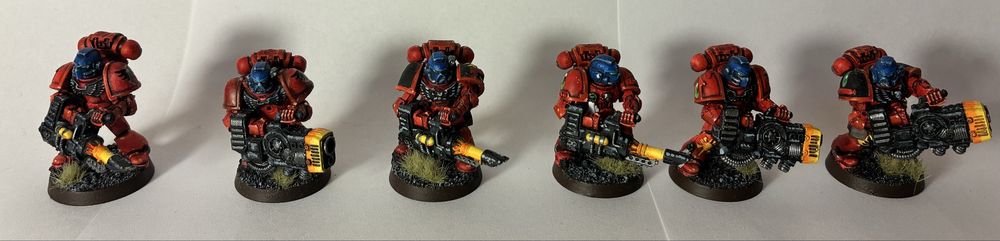 Warhammer 40k space marines devastators, żywiczne proxy, konwersje