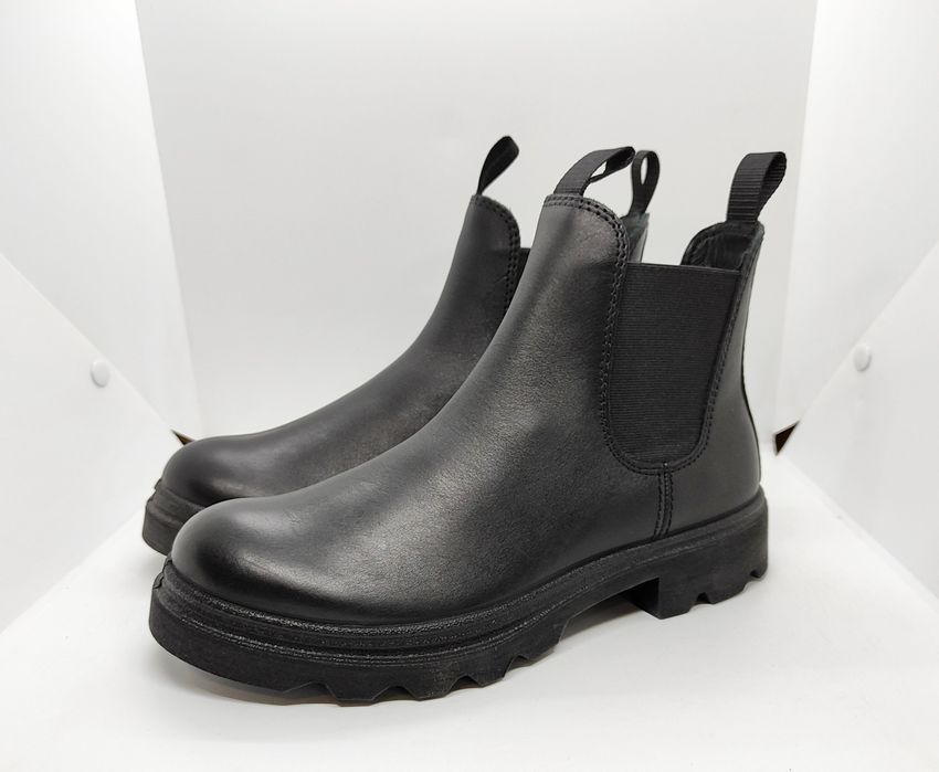 кожаные 25см челси ботинки Ecco оригинал