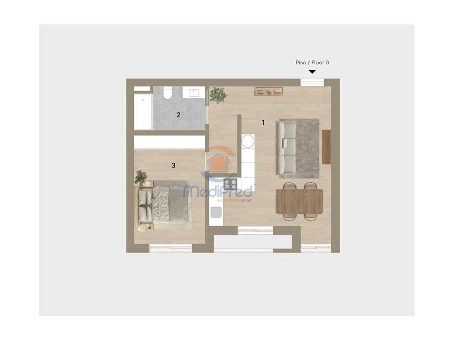 Apartamento T1 em construção - Montijo