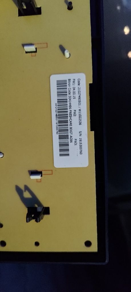 Pralka Whirlpool EFWSG61283BVPL - sterownik z pralki.