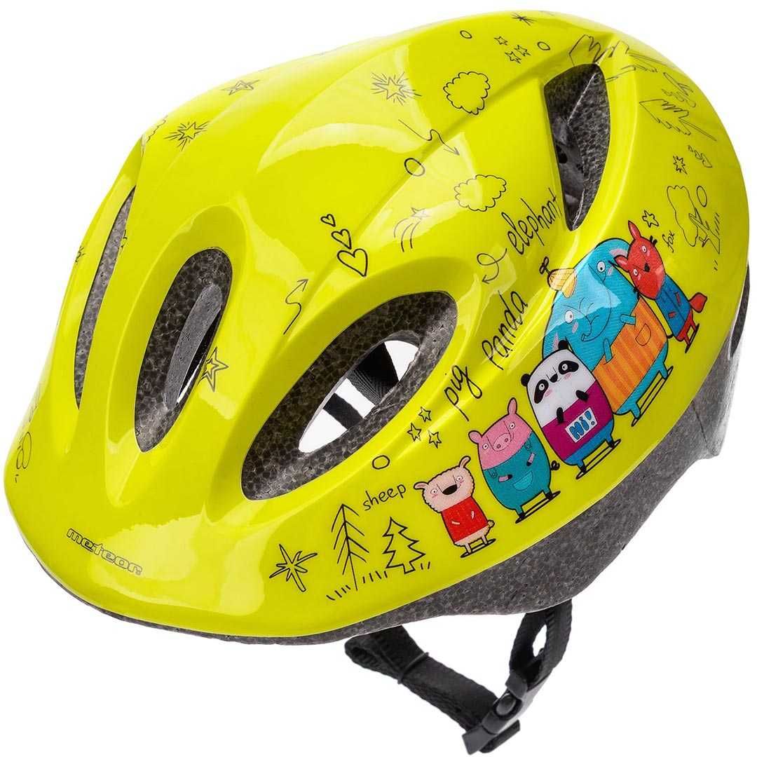 Kask rowerowy Meteor KS05 S 48-52 cm Animal friends