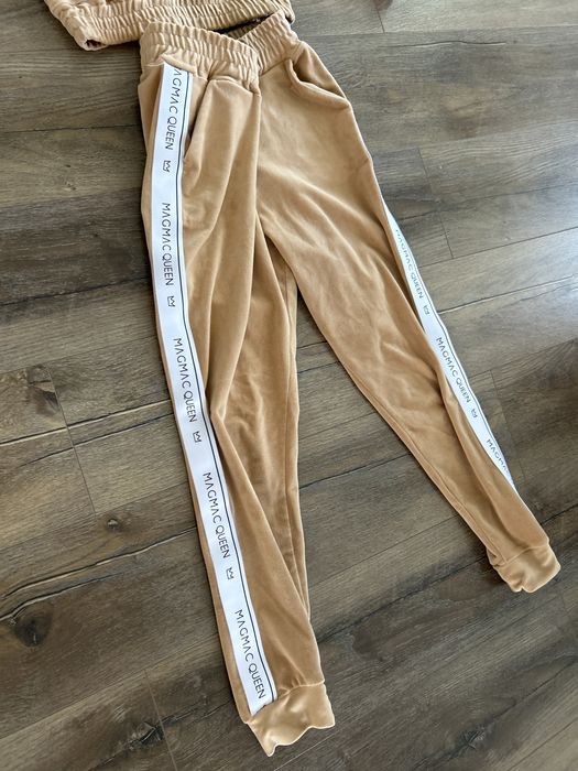 Dres komplet dresowy magmac queen bufki bluza spodnie xs s