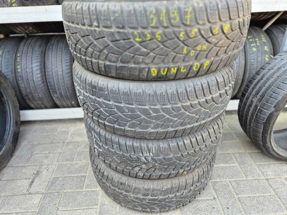 TANIO 4x Dunlop SP Winter Sport 3D 235/55r18 100H Rant ochronny N3197