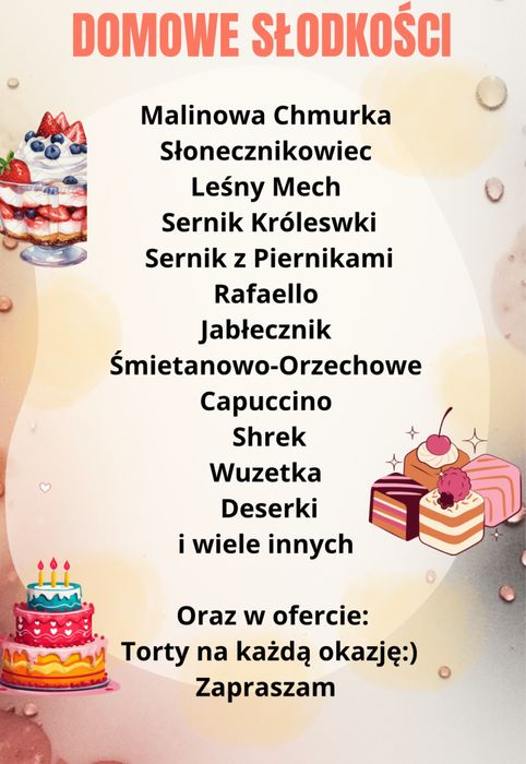 Domowe Ciasta i Torty i Deserki