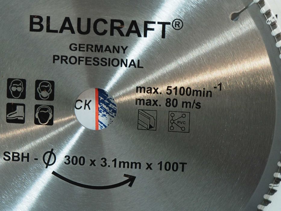 Tarcza do aluminium BALUKRAFT plastik plexi 300 x 3,1mm pila pilarka