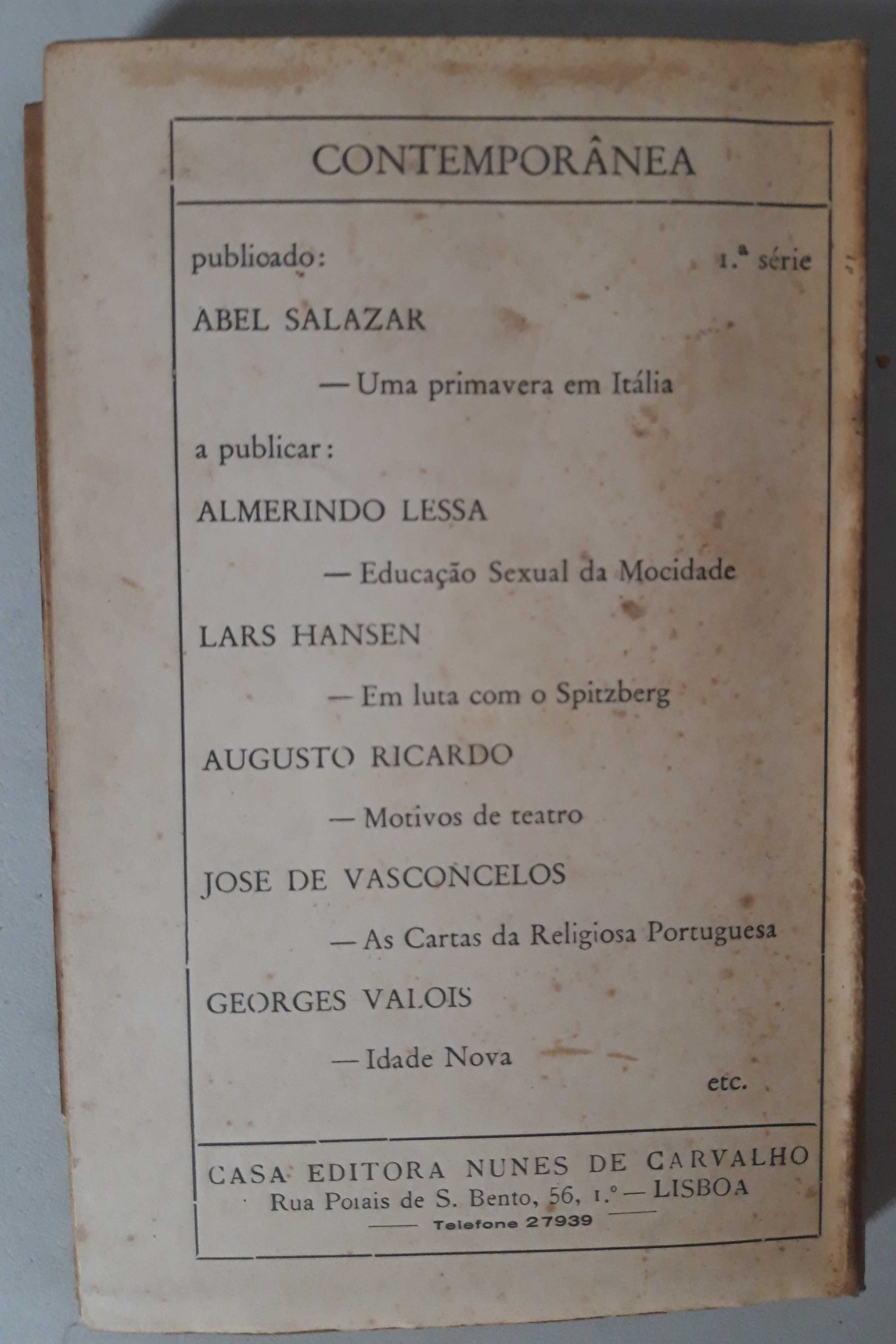 Livro REF-PA5  - Abel Salazar - Uma Primavera em Itália