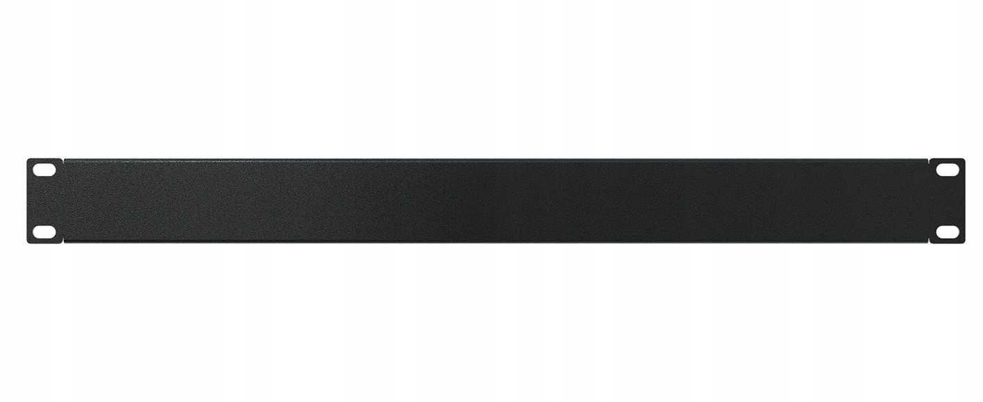 Zestaw 10x Panel Maskujący Maskownica RACK 19" 1U Czarna Stalflex