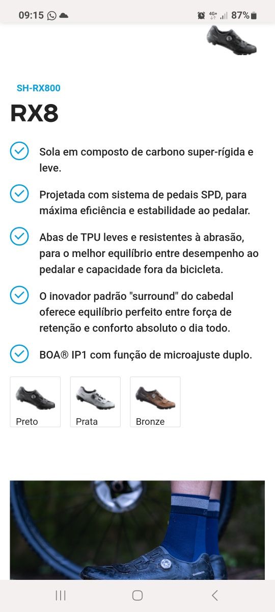 Sapatos de btt / gravel shimano por estrear