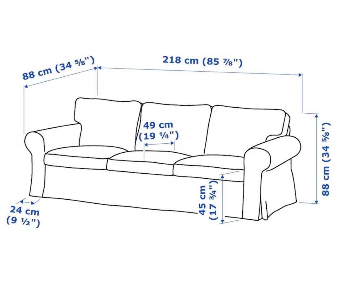 NOWA CENA!!! Sofa 3- osobowa EKTORP(IKEA)