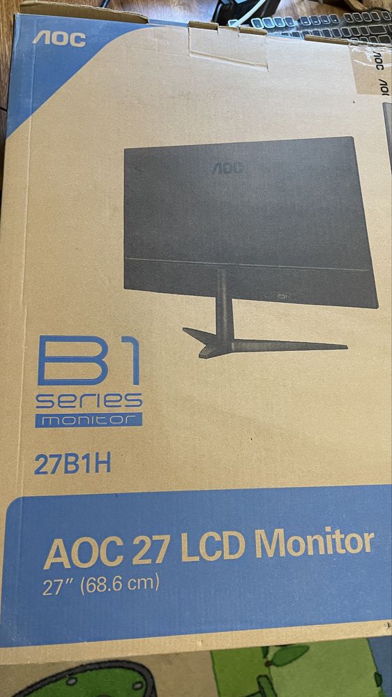 Монитор AOC 27 LCD Monitor 27" (68.6 cm) розбита матрица