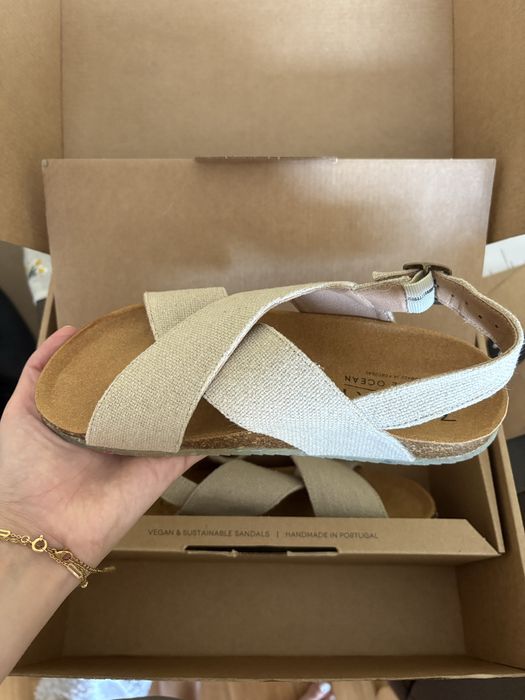 Sandalias de linho