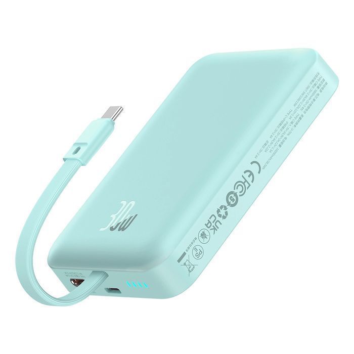 Powerbank Baseus MagSafe 10000mAh 30W z kablem USB-C + kabel USB C