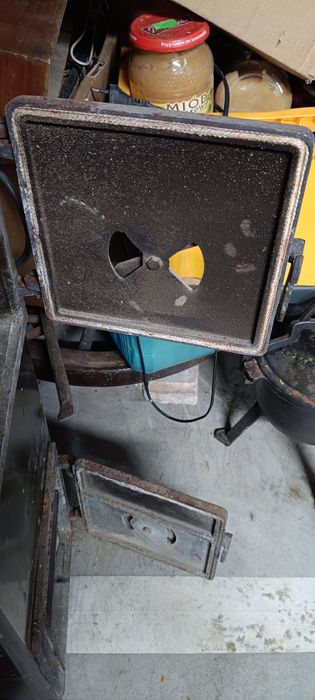 Piec koza wolnostojąca z szamotem 120mm