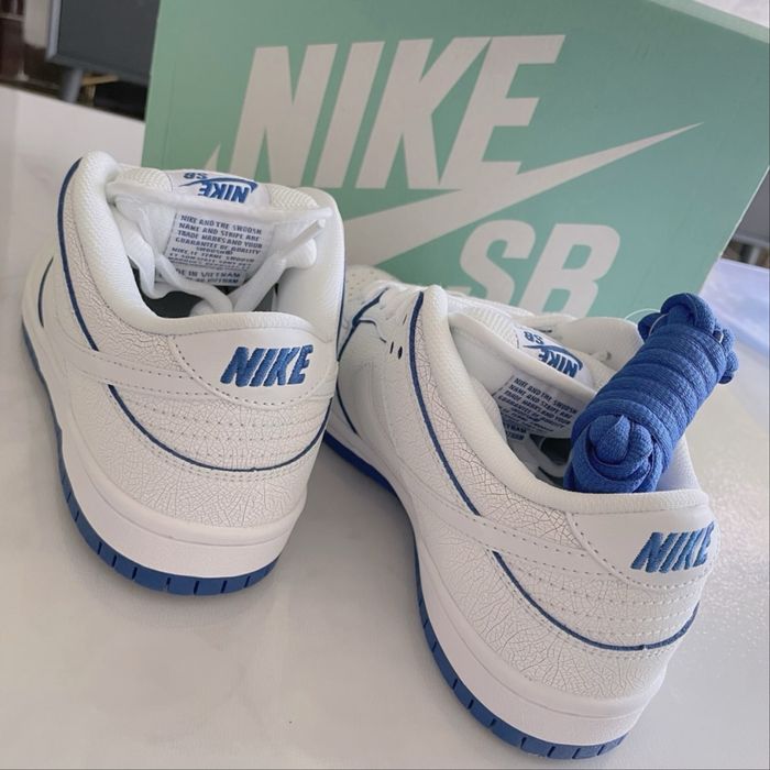 Кросівки Nike Dunk SB Low PRM White Game Royal Найк данки білі сині