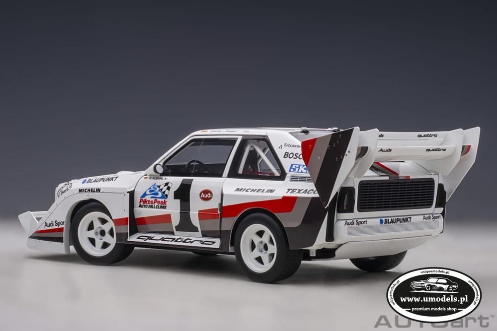PROMOCJA Audi Sport Quattro Pikes Peak #1 Autoart 1/18
