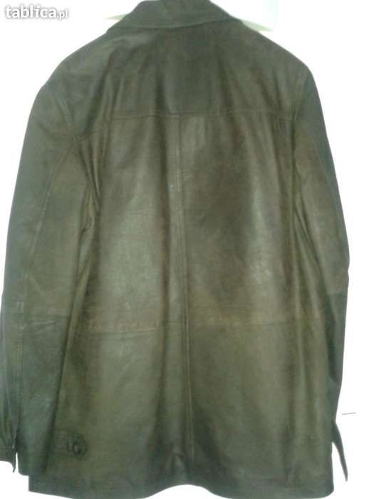 Kurtka męska skóra naturalna 100% BRĄZ 52