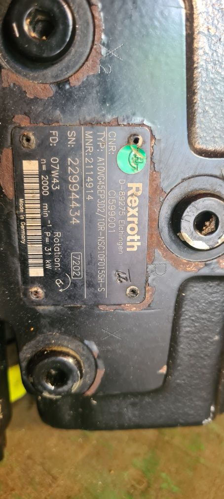 Bosch Rexroth pompa hydrauliczna D-89275 elchingen