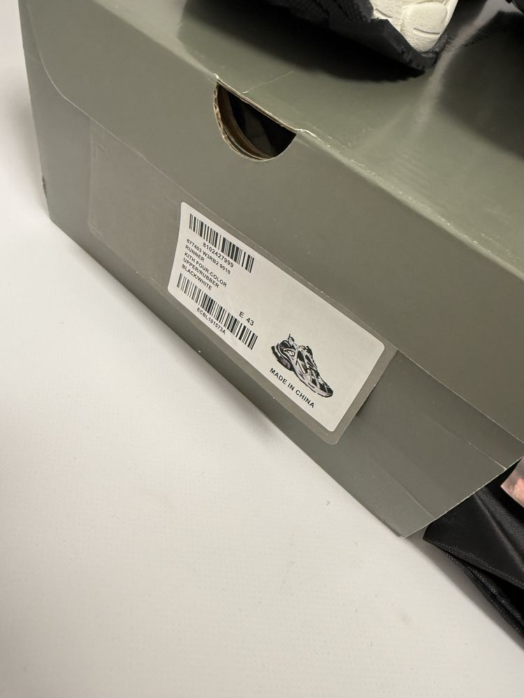 кроссовки Balenciaga Runners White black 41 42 43 44 45 rick owens raf