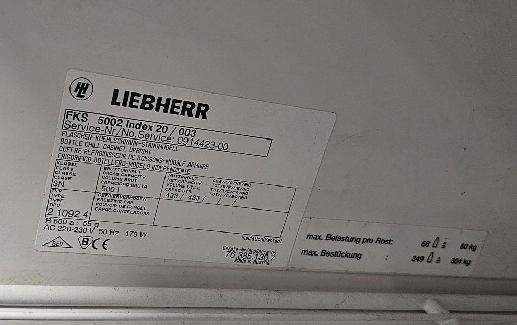 Lodówka apteczna Liebherr Profi line