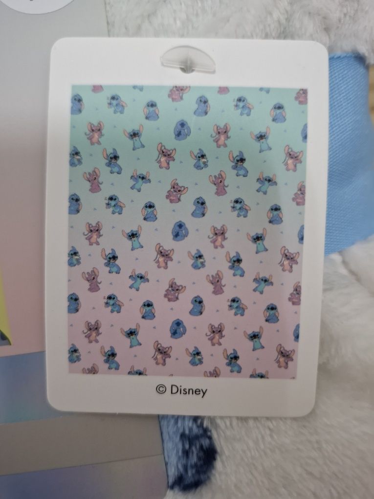 Koc Stitch, polarowy, ciepły, nowy, Primark