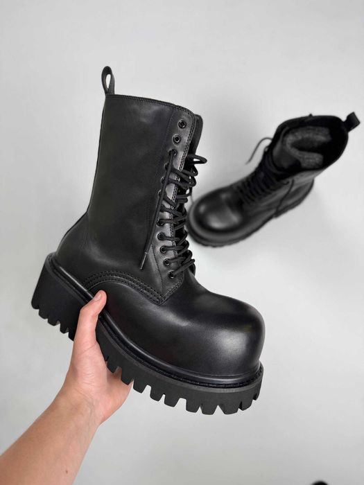 BALENCIAGA STOMPER BOOTS Leather кожаные шкіряні черевики ботинки 43