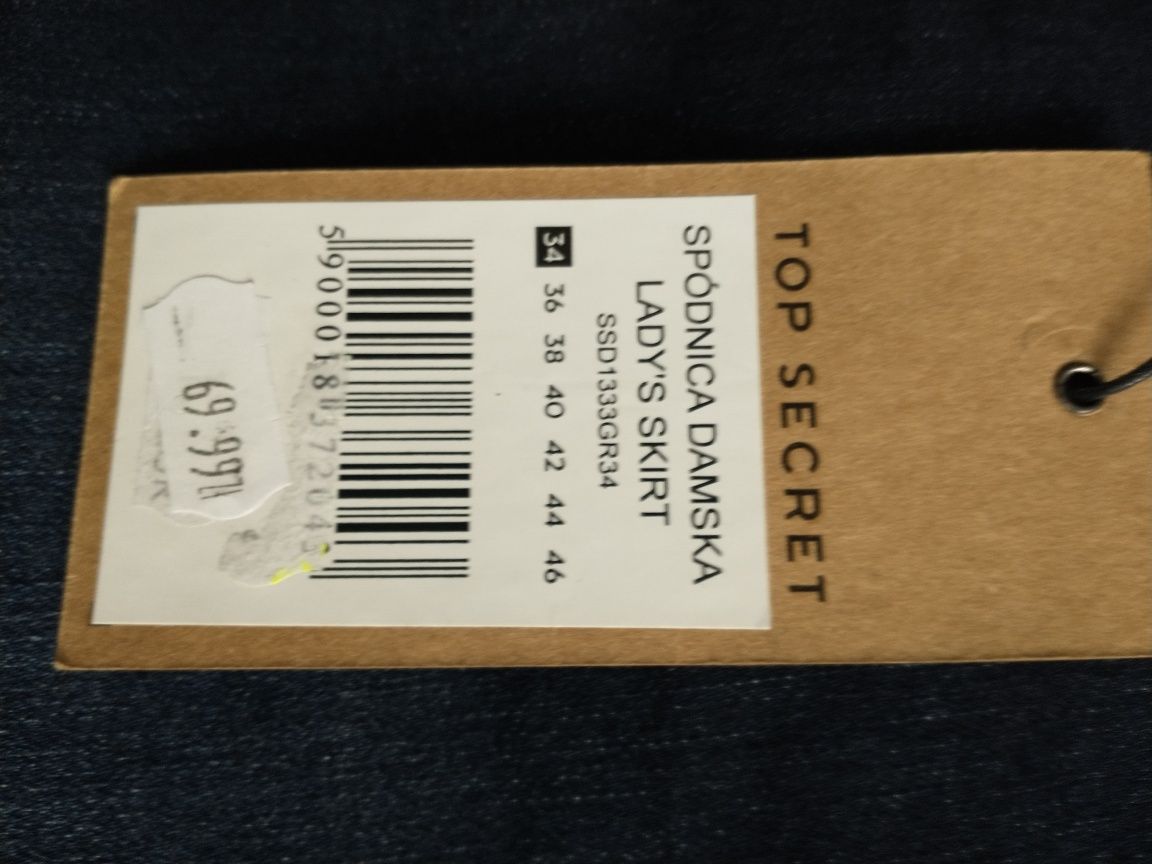 Nowa spódnica jeans Top Secret - z metką