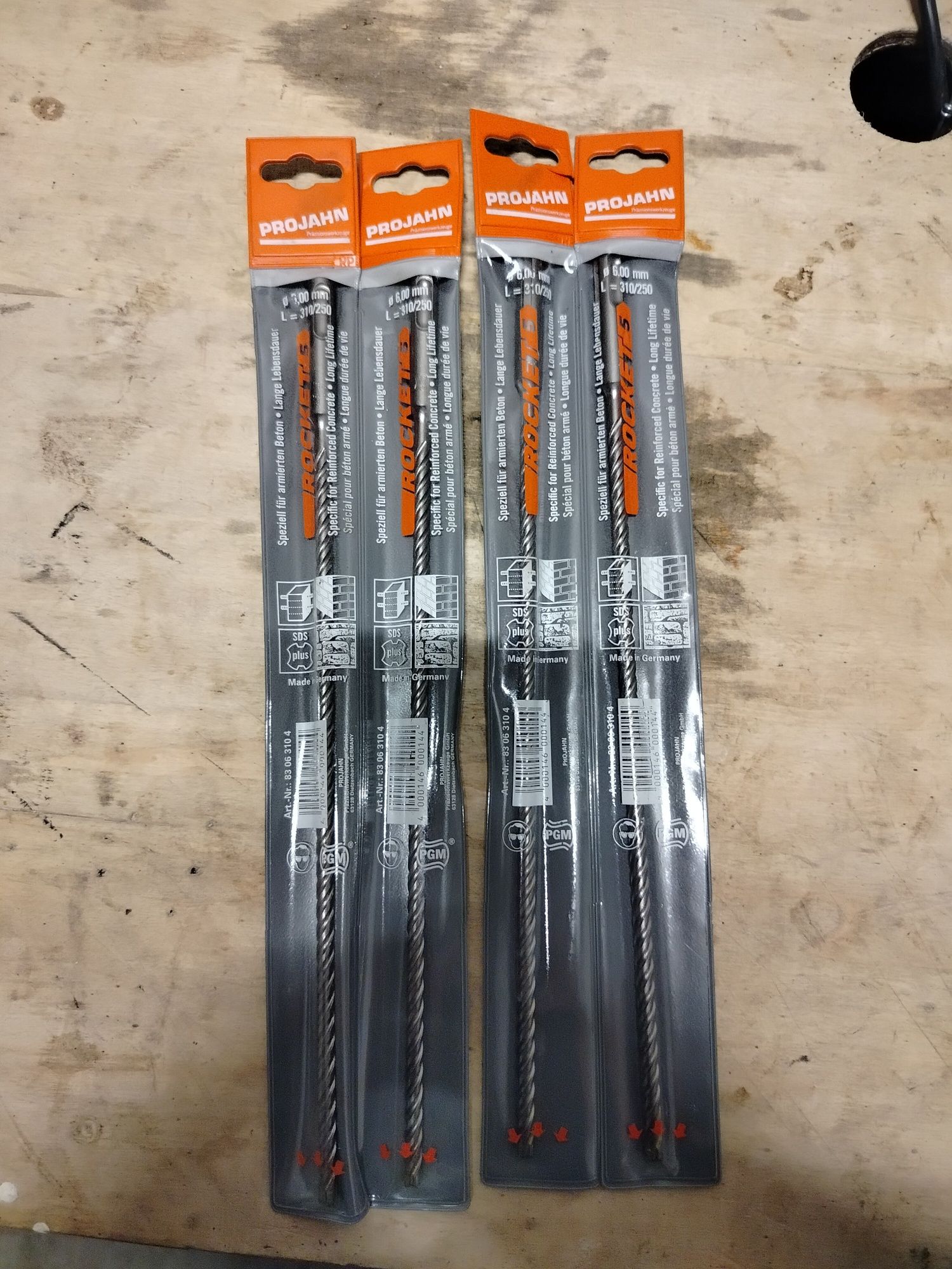 Wiertła do betonu SDS Plus M6,M10,M12,M16,M18.