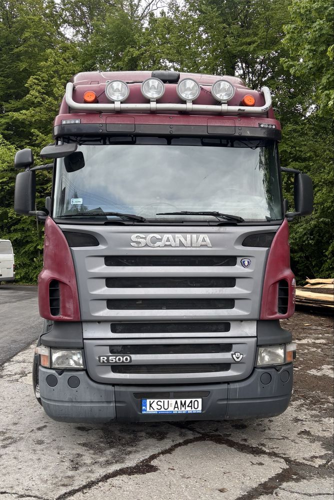 Scania v500 do drewna hds niski przebieg 425tys stan bdb