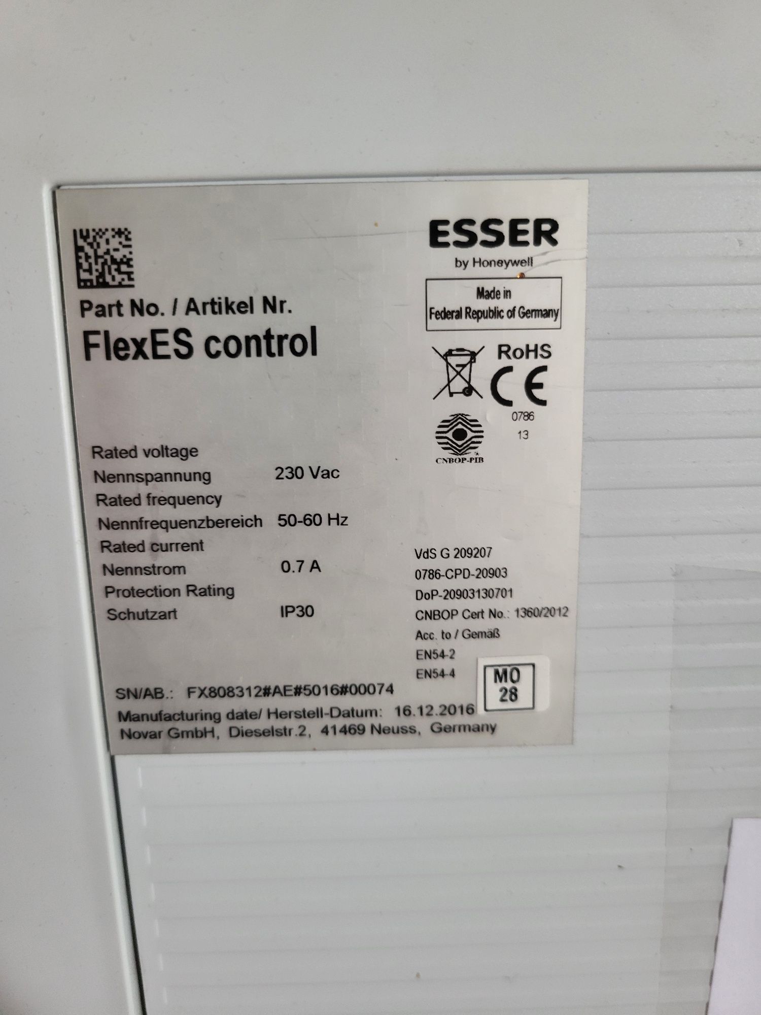 Centrala pożarowa esser flexes control