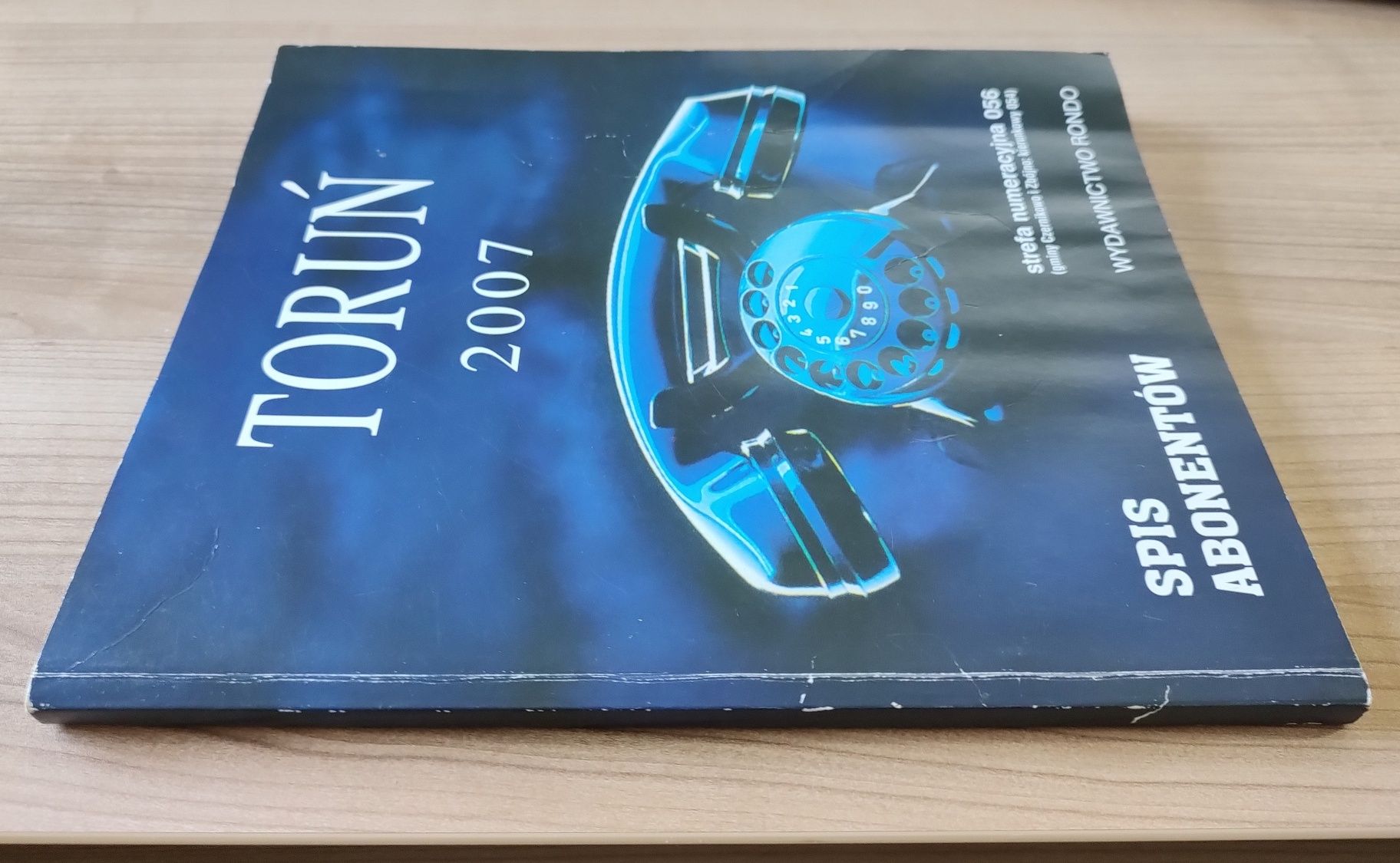 Książka telefoniczna Toruń 2007 r. abonenci, spis firm i instytucji