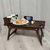 Столик поднос для завтрака в постель Переносной столик в постель