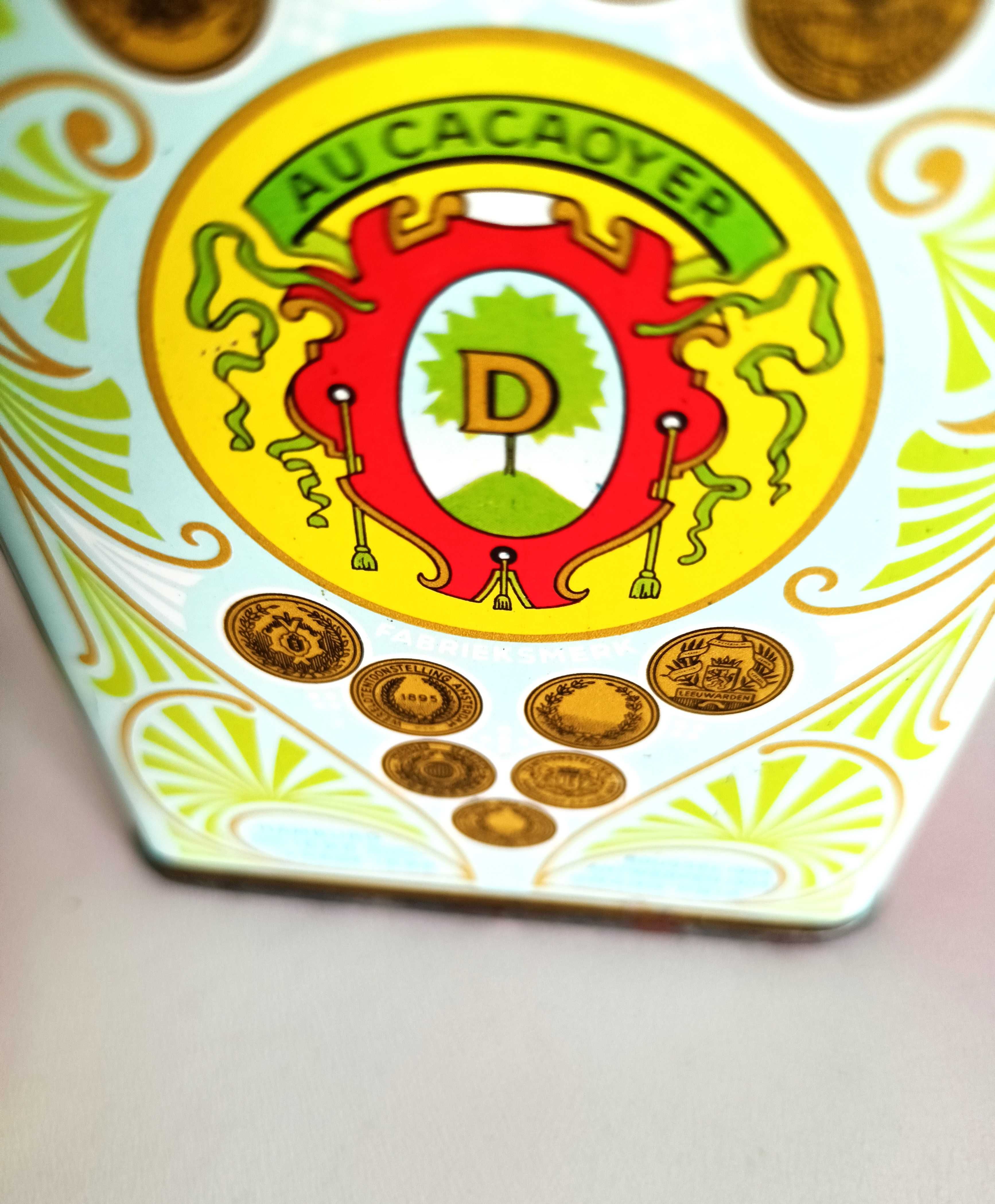 Stara kolekcjonerska puszka CACAO Droste kakao vintage