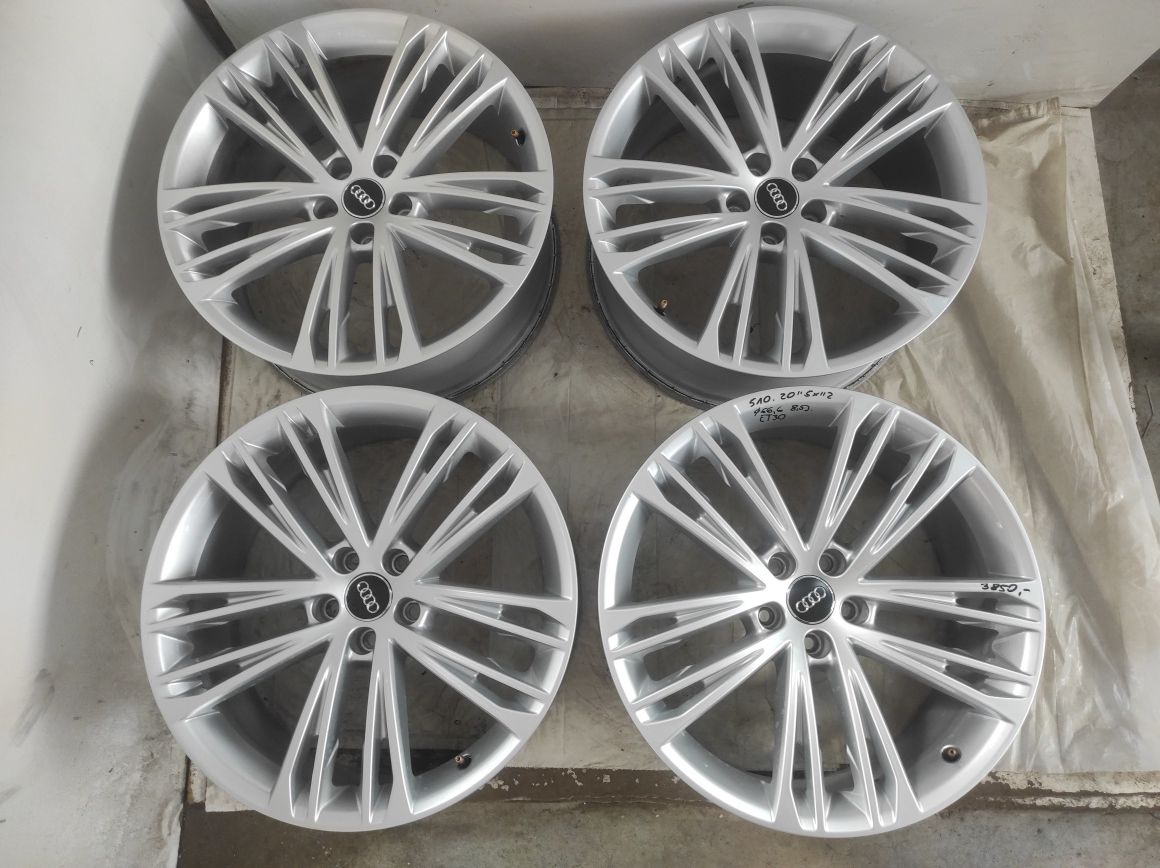 510 Felgi aluminiowe ORYGINAŁ AUDI R 20 5x112 otwór 66,6 Bardzo Ładne