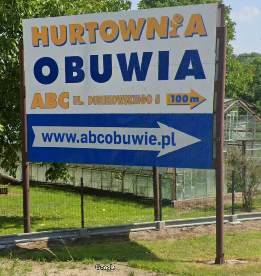 Billbord tablica reklama baner reklamowy konstrukcja metalowa