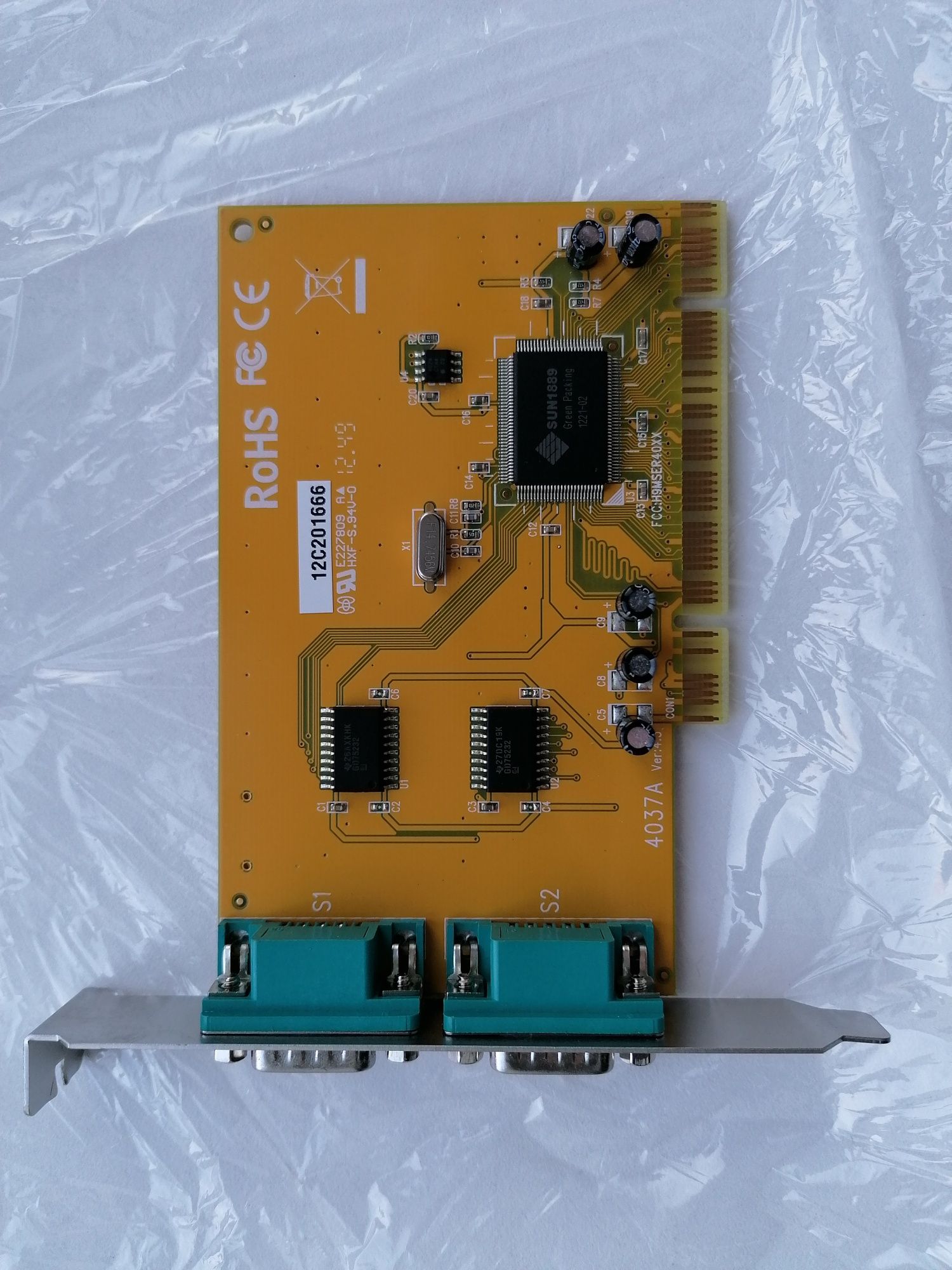 Контроллер PCI Com Port, Serial port