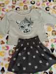 Zestaw dla dziewczynki 116 nowe  cekiny magiczne odwracalne H&M