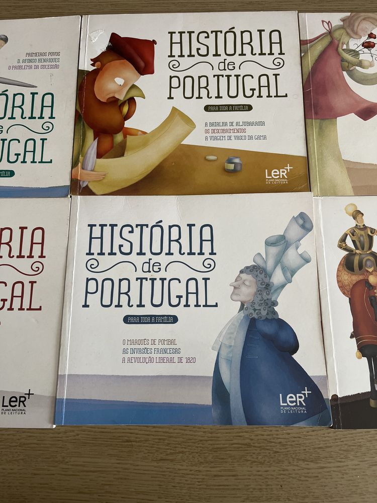 6 Livros Historia Portugal (Excelente estado)