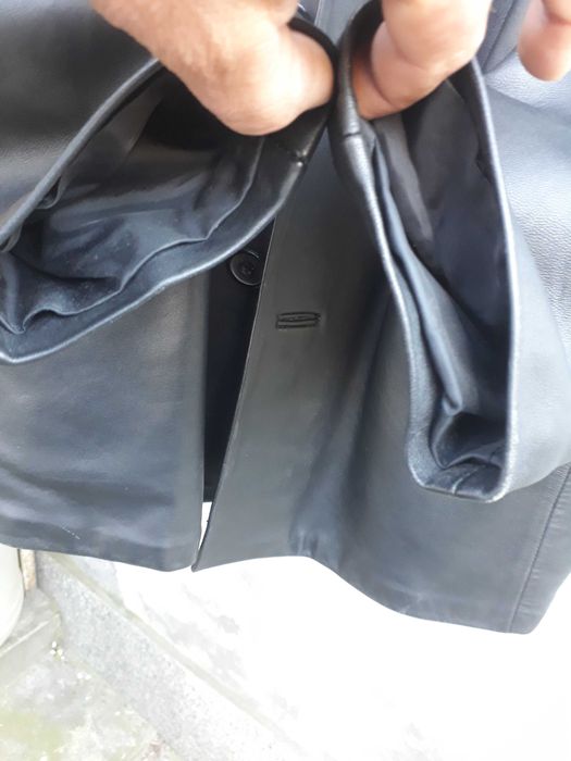 Пиджак натуральный кожаный - р XXL - BEIDER  и кож. желет - р.6XL