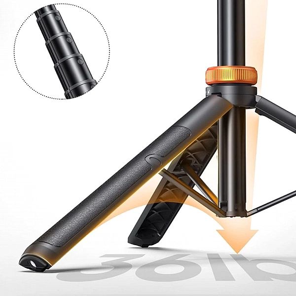 Selfie stick Tech-Protect L03S Bluetooth z pilotem, tripodem do 148cm